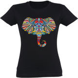 Camiseta mujer cuello redondo - Elefante.