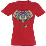 Camiseta mujer cuello redondo - Elefante.