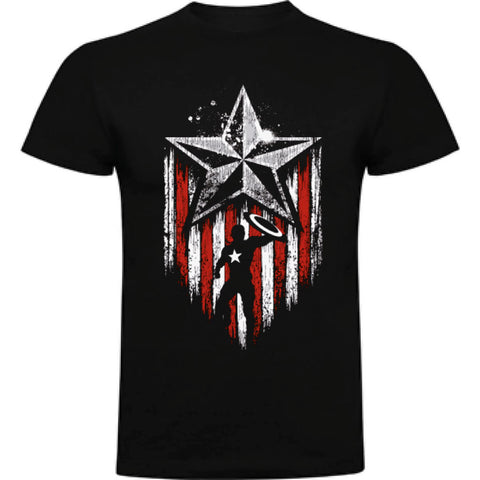 Camiseta hombre manga corta - Estrella capitán.