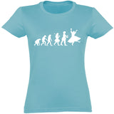Camiseta mujer cuello redondo - Evolución baturra.