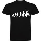 Camiseta hombre manga corta - Evolución baturra.