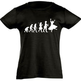 Camiseta manga corta niña - Evolución baturra.