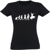Camiseta mujer cuello redondo - Evolución baturra.