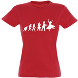Camiseta mujer cuello redondo - Evolución baturra.