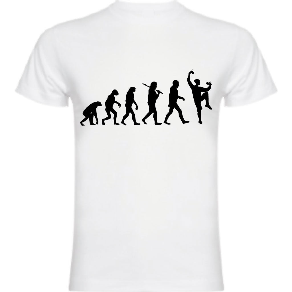 Camiseta hombre manga corta - Evolución baturro.