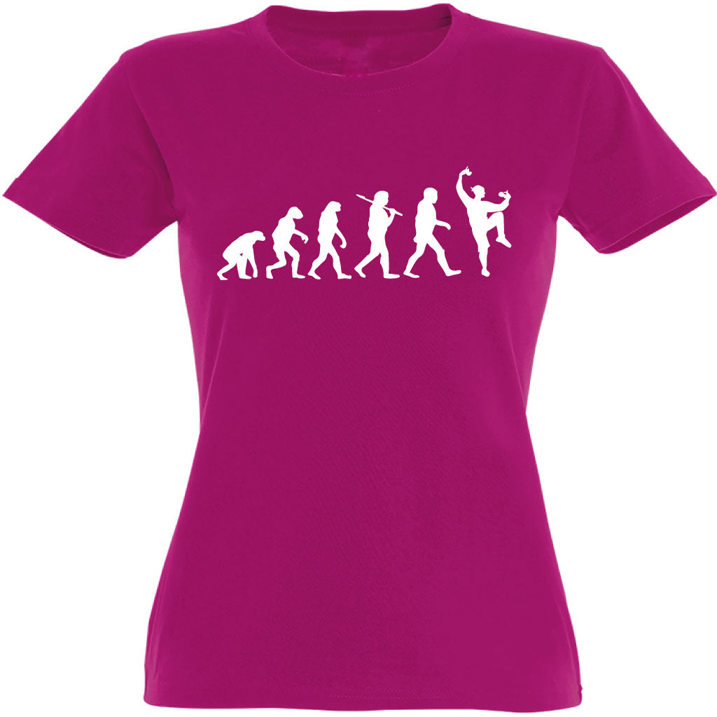 Camiseta mujer cuello redondo - Evolución baturro.