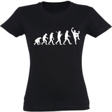 Camiseta mujer cuello redondo - Evolución baturro.