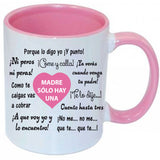 Taza Frases de madre.