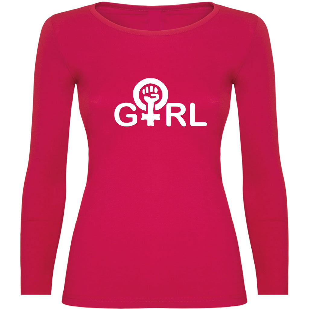 Camiseta mujer manga larga - Girl.
