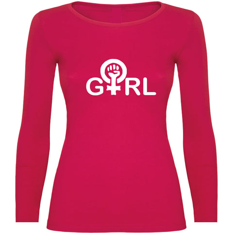 Camiseta mujer manga larga - Girl.