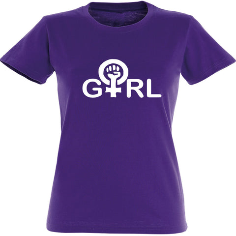 Camiseta mujer cuello redondo - Girl.