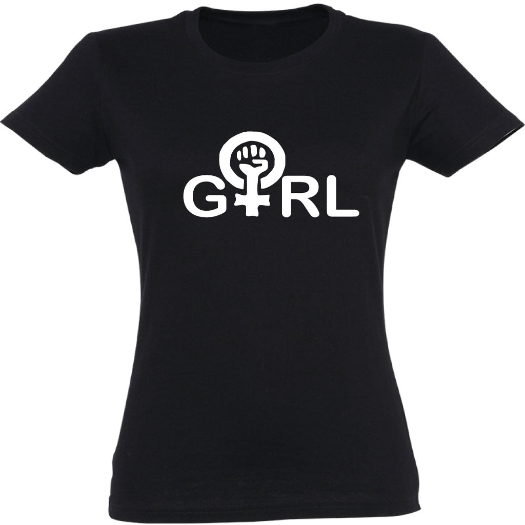 Camiseta mujer cuello redondo - Girl.