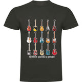 Camiseta hombre manga corta -  Guitarras.