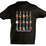 Camiseta manga corta niño - Guitarras.