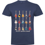 Camiseta hombre manga corta -  Guitarras.