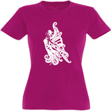 Camiseta mujer cuello redondo - Hada mariposa.