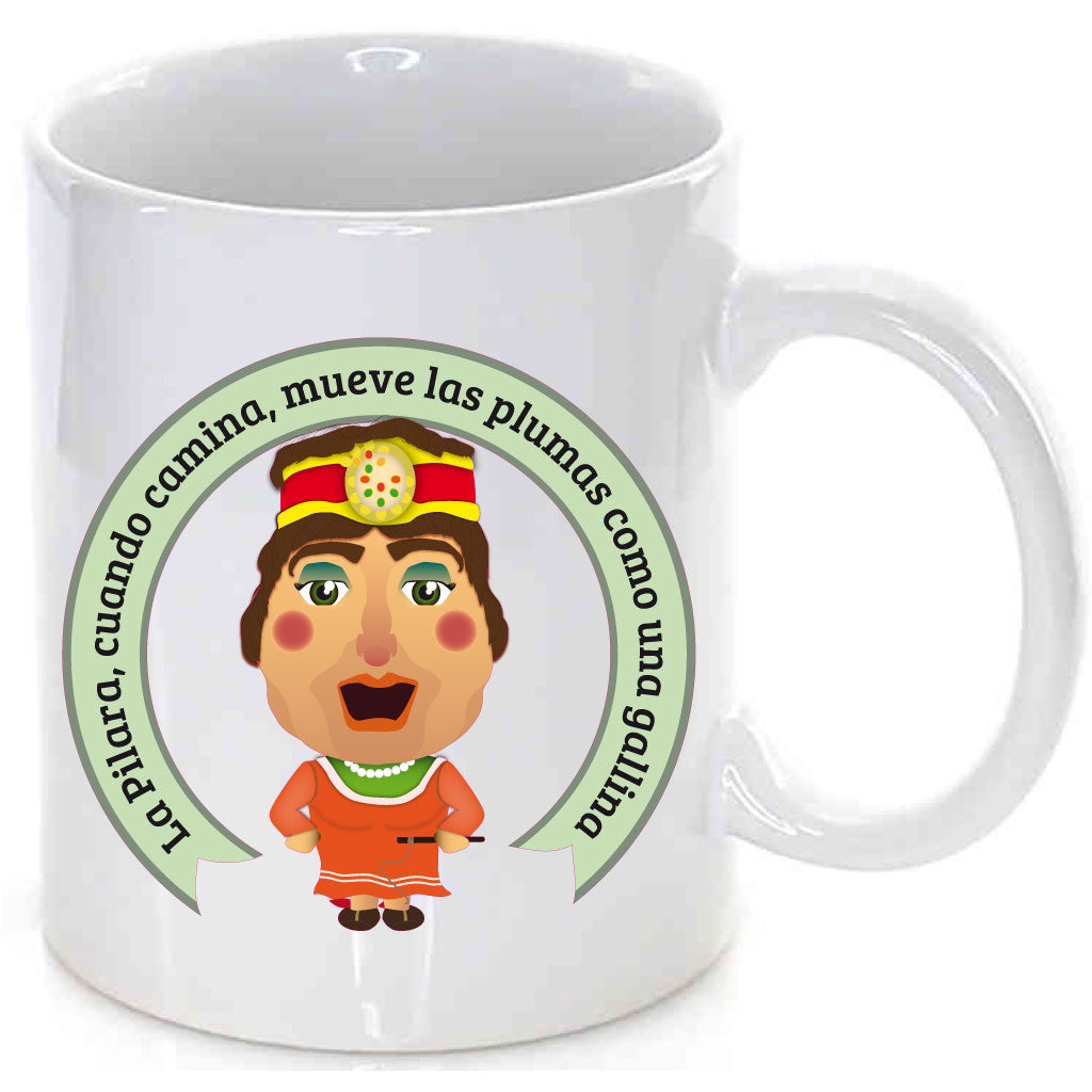 Taza Cabezudo La Pilara.