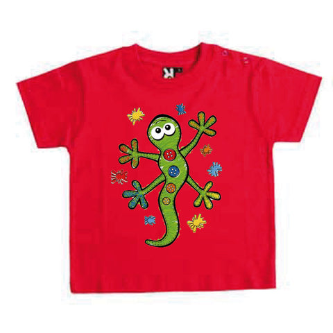 Camiseta de 0 a 2 años - Lagarto.