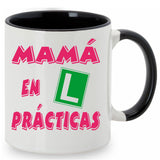 Taza Mamá en prácticas.