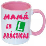 Taza Mamá en prácticas.