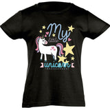 Camiseta manga corta niña - Mi pequeño unicornio.