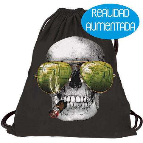 Mochila - Calavera Puro Realidad Aumentada.