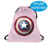 Mochila pequeña - Escudo Capitán América Realidad Aumentada