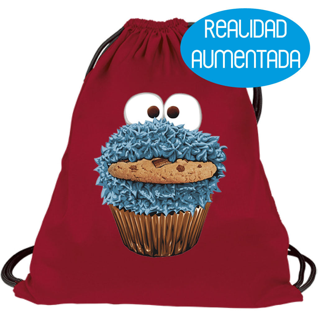 Mochila - Monstruo Galletas Realidad Aumentada.