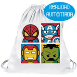 Mochila - Super Héroes Infantiles Realidad Aumentada.