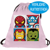 Mochila - Super Héroes Infantiles Realidad Aumentada.