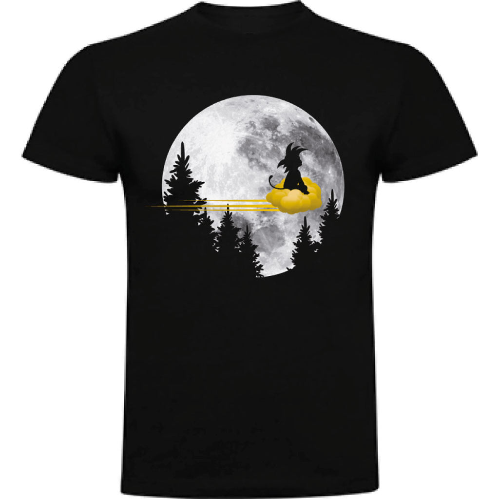 Camiseta hombre manga corta - Nube en la luna