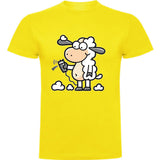 Camiseta hombre manga corta - Oveja esquilada.