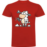 Camiseta hombre manga corta - Oveja esquilada.