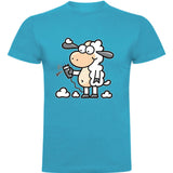 Camiseta hombre manga corta - Oveja esquilada.