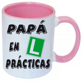 Taza Papá en prácticas.