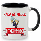 Taza Para el mejor bombero.