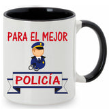 Taza Para el mejor policía.