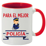 Taza Para el mejor policía.