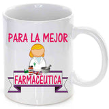 Taza Para la mejor farmacéutica.