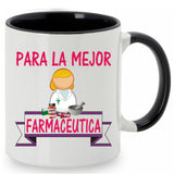 Taza Para la mejor farmacéutica.