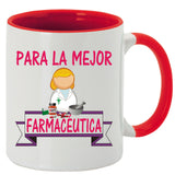 Taza Para la mejor farmacéutica.