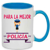 Taza Para la mejor policía.