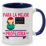 Taza Para la mejor profesora.