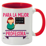 Taza Para la mejor profesora.