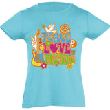 Camiseta manga corta niña - Peace.
