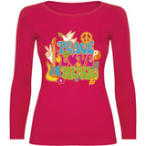 Camiseta mujer manga larga - Peace.