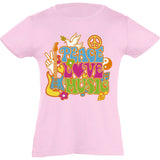 Camiseta manga corta niña - Peace.