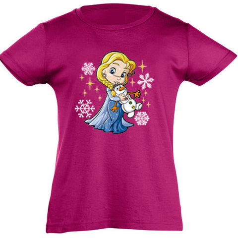 Camiseta manga corta niña - Pequeña princesa.