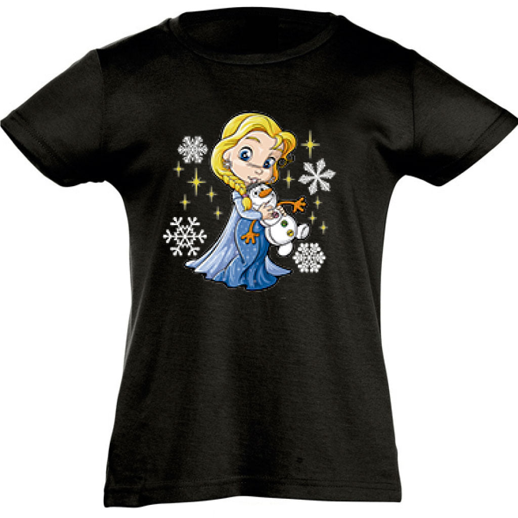 Camiseta manga corta niña - Pequeña princesa.