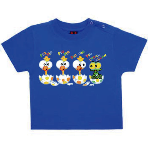 Camiseta de 0 a 2 años - Pollos.